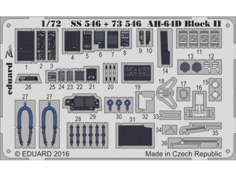 AH-64D Block II interior 1/72 - Academy - zdjęcie 1