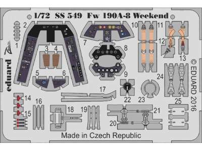 Fw 190A-8  Weekend 1/72 - Eduard - zdjęcie 1