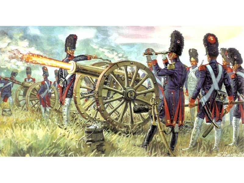 Figurki - Francuska artyleria - wojny napoleońskie - zdjęcie 1