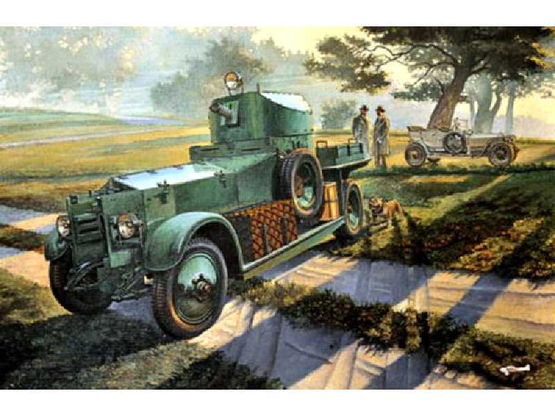 Brytyjski samochód pancerny model 1920 Mk.I - zdjęcie 1 Brytyjski samochód pancerny model 1920 Mk.I - zdjęcie 1