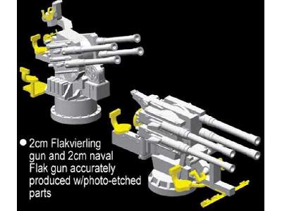 Niemiecki pancernik Scharnhorst 1941 - Smart Kit - zdjęcie 25