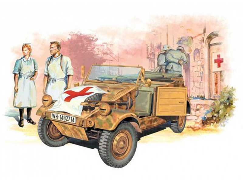 Kubelwagen ambulans z załogą - zdjęcie 1 Kubelwagen ambulans z załogą - zdjęcie 1