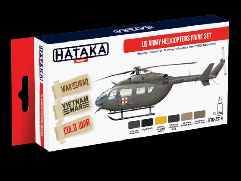 US Army Helicopters Paint Set - zdjęcie 1 US Army Helicopters Paint Set - zdjęcie 1
