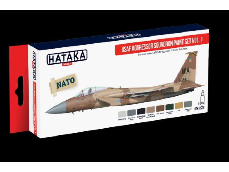 USAF Aggressor Squadron paint set vol. 1 - zdjęcie 1 USAF Aggressor Squadron paint set vol. 1 - zdjęcie 1