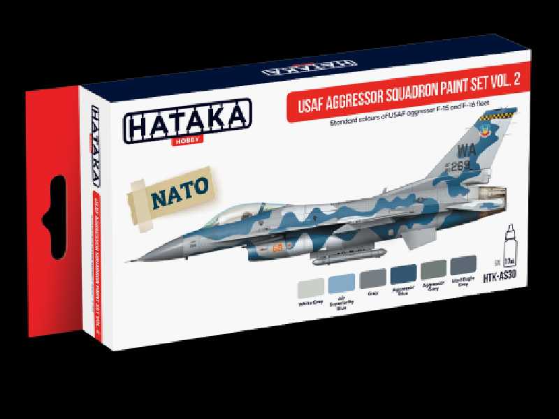 USAF Aggressor Squadron paint set vol. 2 - zdjęcie 1 USAF Aggressor Squadron paint set vol. 2 - zdjęcie 1