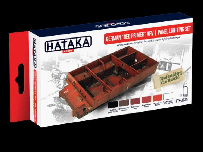 German Red Primer AFV - panel lighting set - zdjęcie 1 German Red Primer AFV - panel lighting set - zdjęcie 1