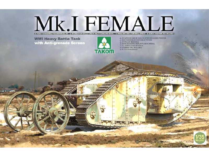 Ciężki czołg Mk.I Female - I W.Ś. - zdjęcie 1 Ciężki czołg Mk.I Female - I W.Ś. - zdjęcie 1