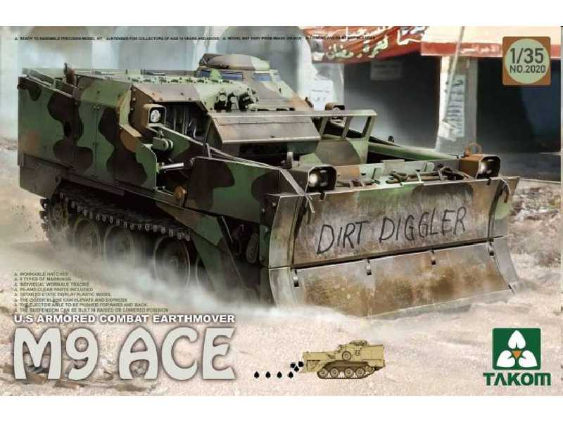 M9 ACE - amerykański buldożer opancerzony - zdjęcie 1 M9 ACE - amerykański buldożer opancerzony - zdjęcie 1