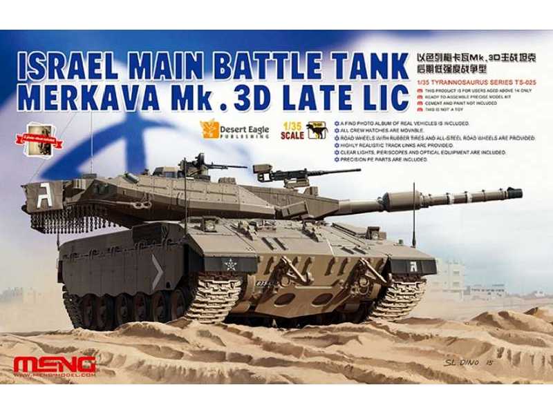 Merkava Mk.3D Late LIC - izraelski czołg podstawowy - zdjęcie 1