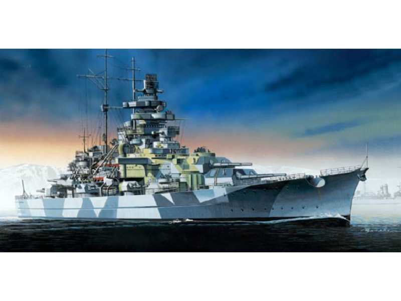 Niemiecki pancernik Tirpitz - zdjęcie 1 Niemiecki pancernik Tirpitz - zdjęcie 1