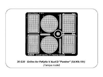 Siatki do PzKpfw V Ausf.D Panther (Sd.Kfz.181)  - zdjęcie 10