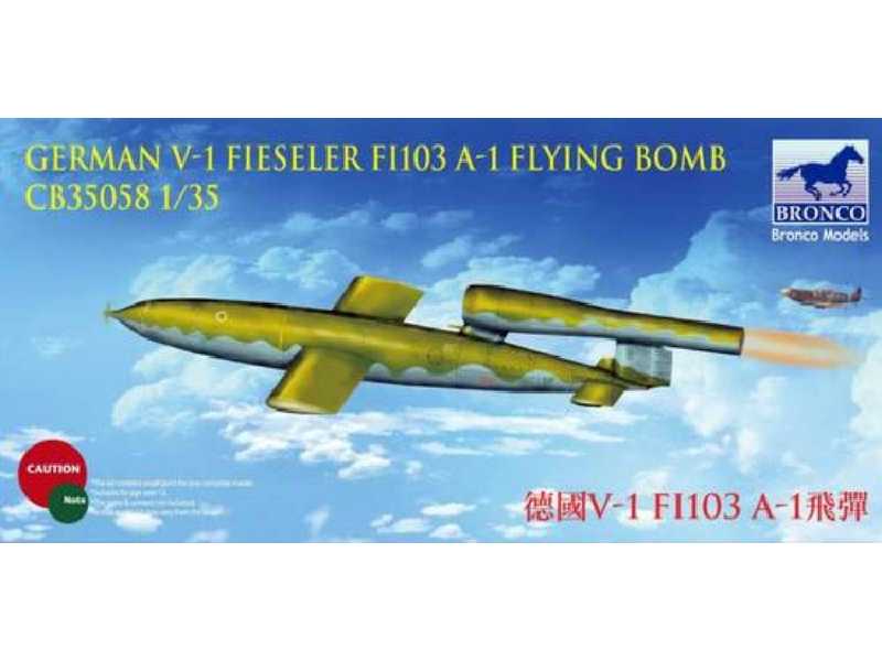 Niemiecka bomba latająca V-1 Fi103 A-1 - zdjęcie 1 Niemiecka bomba latająca V-1 Fi103 A-1 - zdjęcie 1