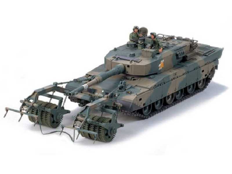 Czołg japoński JGSDF Type 90 z trałem minowym - zdjęcie 1 Czołg japoński JGSDF Type 90 z trałem minowym - zdjęcie 1