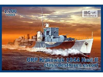 ORP Krakowiak 1944 niszczyciel eskortowy typu Hunt II - zdjęcie 1