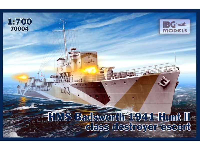 HMS Badsworth 1941 niszczyciel eskortowy typu Hunt II - zdjęcie 1 HMS Badsworth 1941 niszczyciel eskortowy typu Hunt II - zdjęcie 1