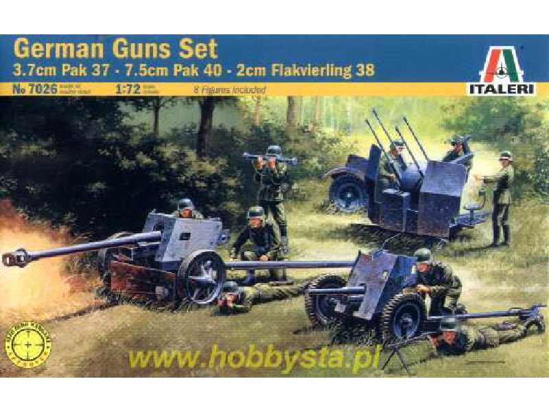 3.7 cm Pak 37 - 7.5 cm Pak 40 - 2 cm Flakvierling 38 - zdjęcie 1 3.7 cm Pak 37 - 7.5 cm Pak 40 - 2 cm Flakvierling 38 - zdjęcie 1