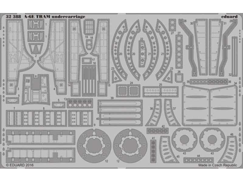 A-6E TRAM undercarriage 1/32 - Trumpeter - zdjęcie 1 A-6E TRAM undercarriage 1/32 - Trumpeter - zdjęcie 1