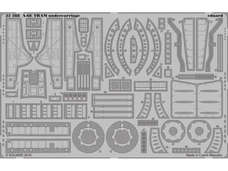 A-6E TRAM undercarriage 1/32 - Trumpeter - zdjęcie 1