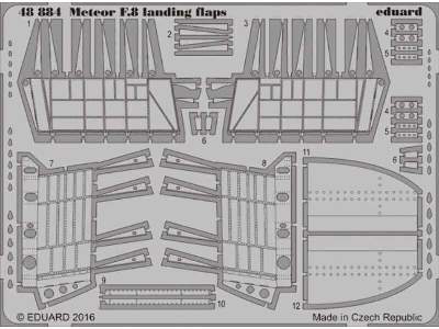 Meteor F.8 landing flaps 1/48 - Airfix - zdjęcie 1