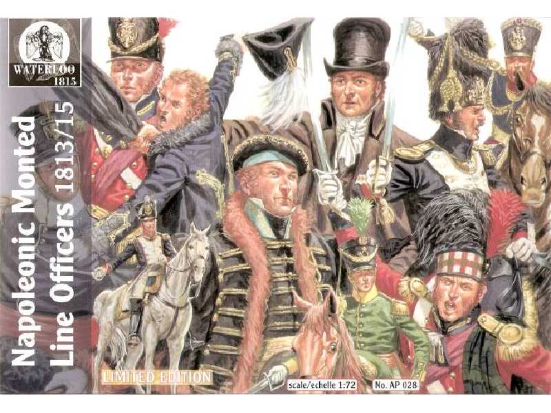 Figurki - Napoleońscy oficerowie liniowi 1813-1815 - zdjęcie 1 Figurki - Napoleońscy oficerowie liniowi 1813-1815 - zdjęcie 1