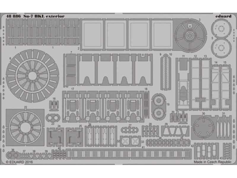 Su-7 exterior 1/48 - zdjęcie 1 Su-7 exterior 1/48 - zdjęcie 1