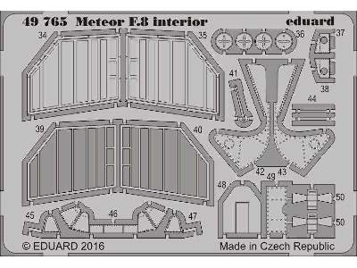 Meteor F.8 interior 1/48 - Airfix - zdjęcie 2