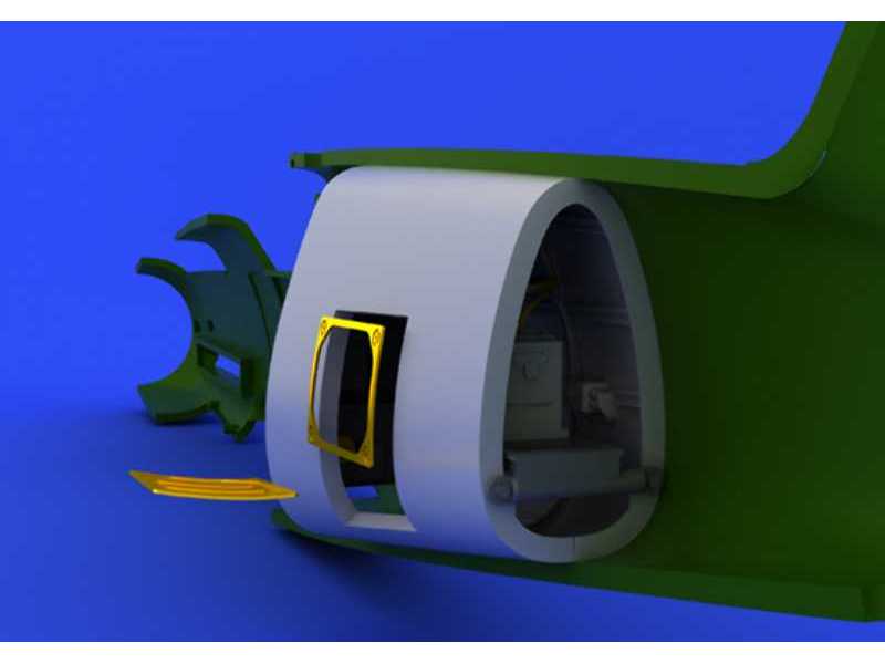 Bf 109G-6 radio compartment 1/48 - Eduard - zdjęcie 1 Bf 109G-6 radio compartment 1/48 - Eduard - zdjęcie 1