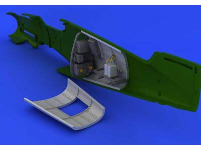 Bf 109G-6 radio compartment 1/48 - Eduard - zdjęcie 4