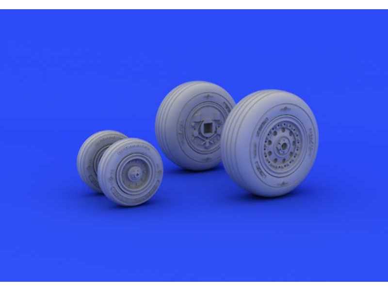 F-4J wheels 1/48 - Academy - zdjęcie 1