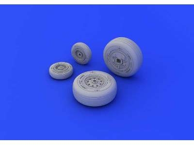 F-4J wheels 1/48 - Academy - zdjęcie 2