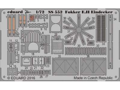 Fokker E. II Eindecker 1/72 - Airfix - zdjęcie 1