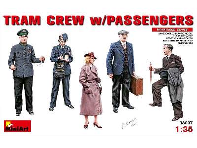 Tram Crew w/Passengers - I połowa XX w. - zdjęcie 1