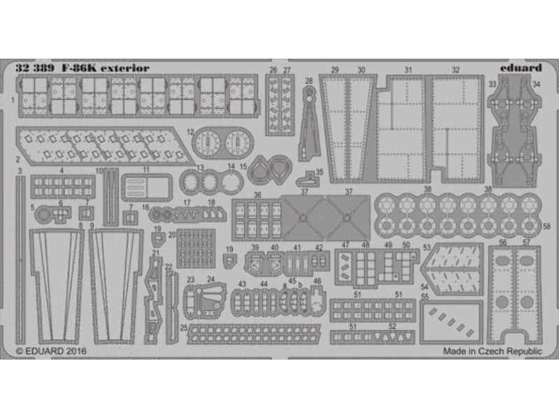 F-86K exterior 1/32 - Kitty Hawk - zdjęcie 1 F-86K exterior 1/32 - Kitty Hawk - zdjęcie 1