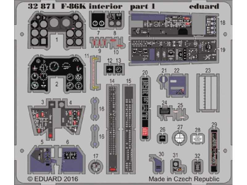 F-86K interior 1/32 - Kitty Hawk - zdjęcie 1 F-86K interior 1/32 - Kitty Hawk - zdjęcie 1