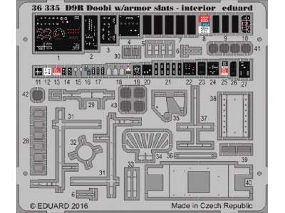 D9R Doobi w/  armor slats - interior 1/35 - Meng - zdjęcie 1