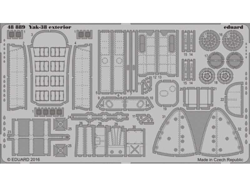 Yak-38 exterior 1/48 - Hobby Boss - zdjęcie 1 Yak-38 exterior 1/48 - Hobby Boss - zdjęcie 1