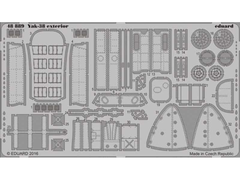 Yak-38 exterior 1/48 - Hobby Boss - zdjęcie 1