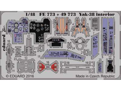 Yak-38 interior 1/48 - Hobby Boss - zdjęcie 2