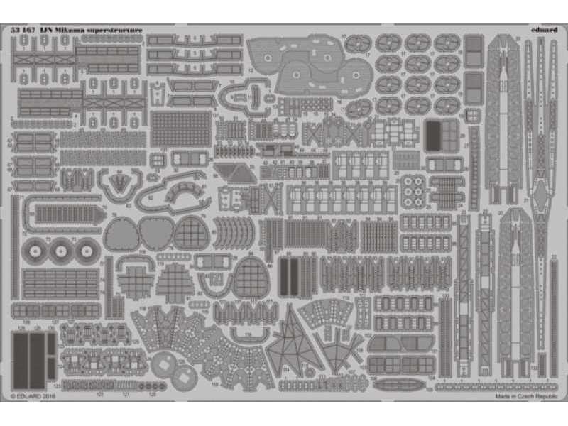 IJN Mikuma superstructure 1/350 - Tamiya - zdjęcie 1 IJN Mikuma superstructure 1/350 - Tamiya - zdjęcie 1