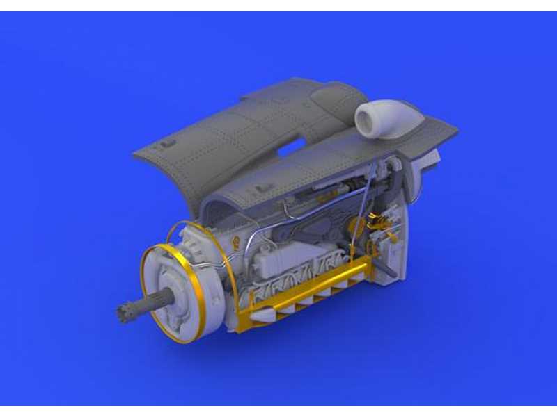 Bf 109G-6 engine & fuselage guns 1/48 - Eduard - zdjęcie 1 Bf 109G-6 engine & fuselage guns 1/48 - Eduard - zdjęcie 1