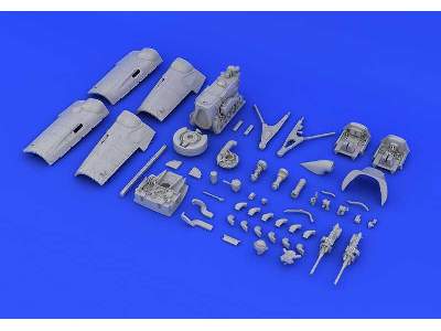 Bf 109G-6 engine & fuselage guns 1/48 - Eduard - zdjęcie 7