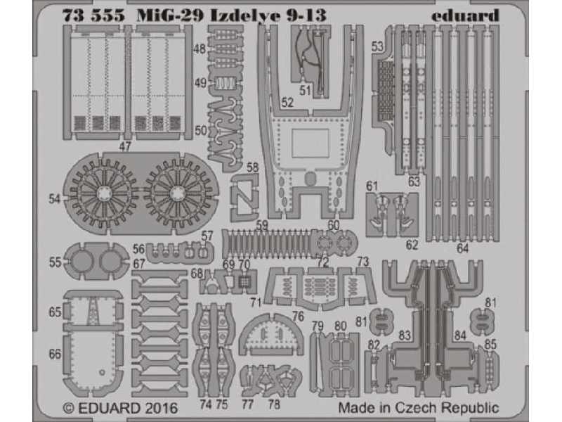 MiG-29 Izdelye 9-13 1/72 - Zvezda - zdjęcie 1 MiG-29 Izdelye 9-13 1/72 - Zvezda - zdjęcie 1