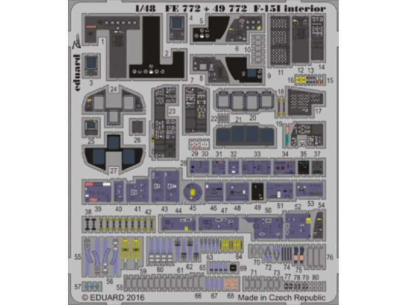 F-15I interior 1/48 - Great Wall Hobby - zdjęcie 1