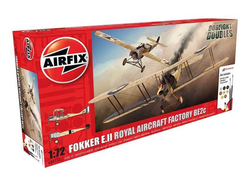 Fokker E.II - R.A.F. BE2C - zestaw podarunkowy - 2 modele - zdjęcie 1 Fokker E.II - R.A.F. BE2C - zestaw podarunkowy - 2 modele - zdjęcie 1