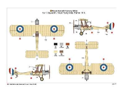 Fokker E.II - R.A.F. BE2C - zestaw podarunkowy - 2 modele - zdjęcie 4