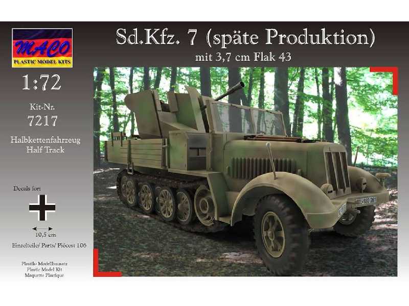 Sd.Kfz.7 final variant with 3,7 cm Flak 43 - zdjęcie 1 Sd.Kfz.7 final variant with 3,7 cm Flak 43 - zdjęcie 1