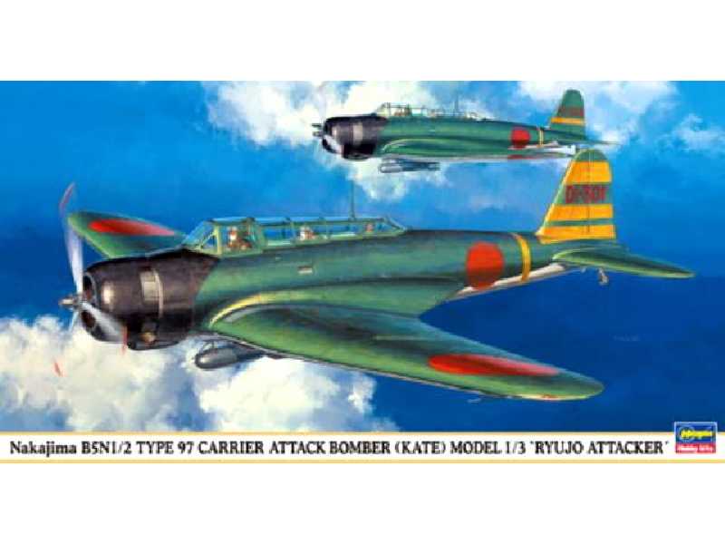 Nakajima B5n1/2 Type 97 Carrier Kate "ryujo Attacker" - zdjęcie 1 Nakajima B5n1/2 Type 97 Carrier Kate "ryujo Attacker" - zdjęcie 1