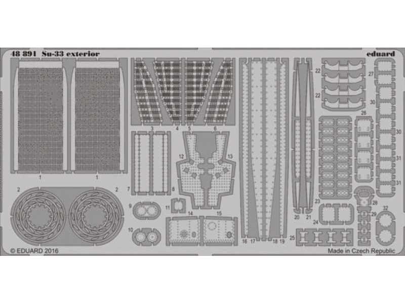 Su-33 exterior 1/48 - Kinetic - zdjęcie 1 Su-33 exterior 1/48 - Kinetic - zdjęcie 1