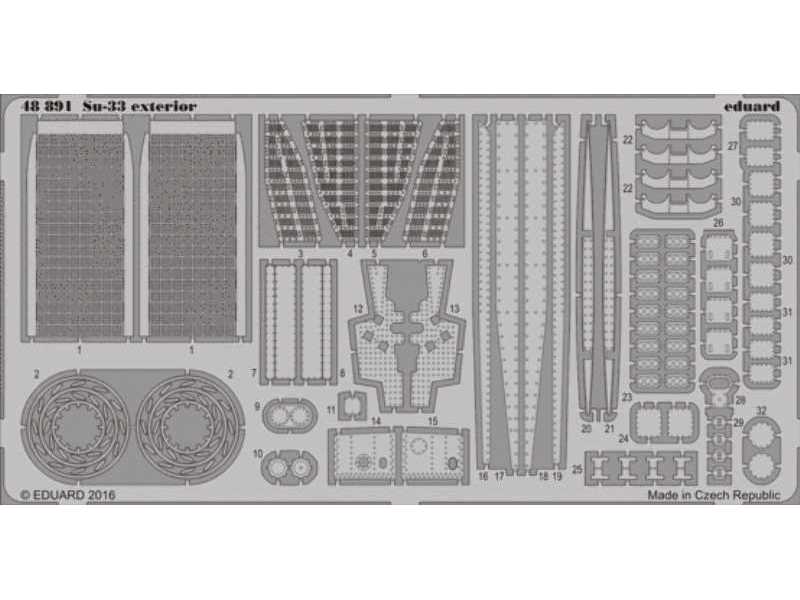 Su-33 exterior 1/48 - Kinetic - zdjęcie 1