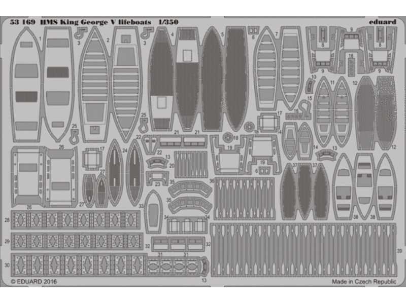 HMS King George V lifeboats 1/350 1/350 - Tamiya - zdjęcie 1 HMS King George V lifeboats 1/350 1/350 - Tamiya - zdjęcie 1